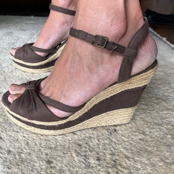 Nine West Espadrille Wedge Heels - Picture 2 of 5